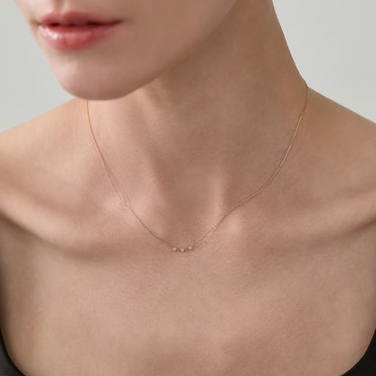 K18 Diamond Necklace (0.03ct)