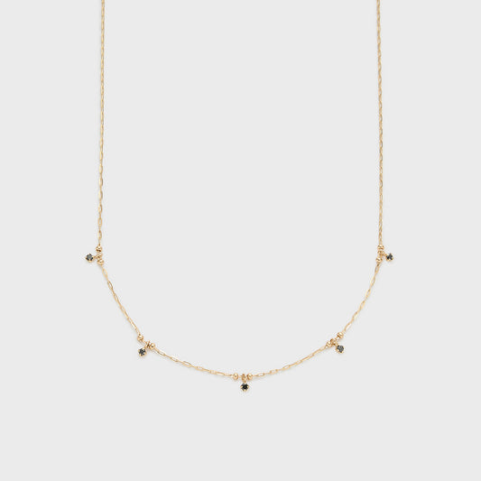 K10 Black Diamond Necklace (0.04ct)