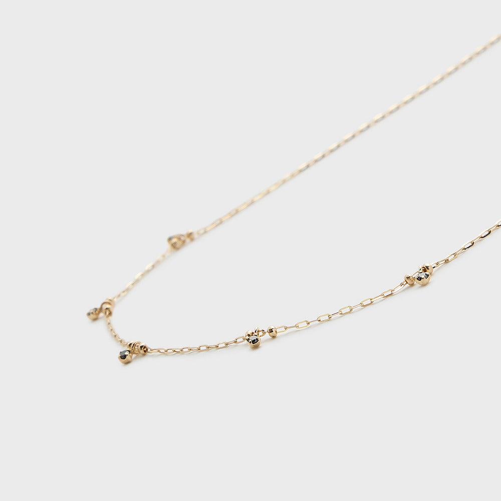 K10 Black Diamond Necklace (0.04ct)