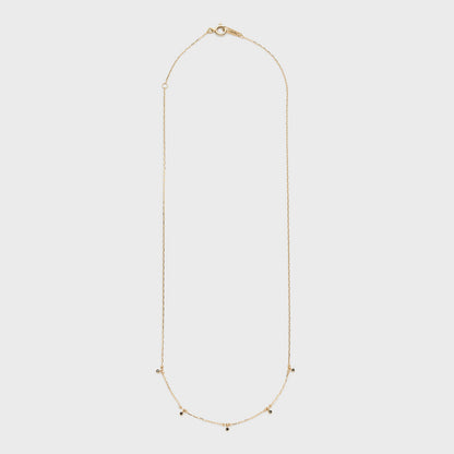 K10 Black Diamond Necklace (0.04ct)