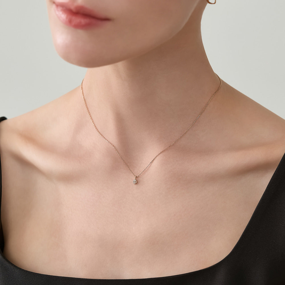 Gold Diamond Necklace (0.07ct)