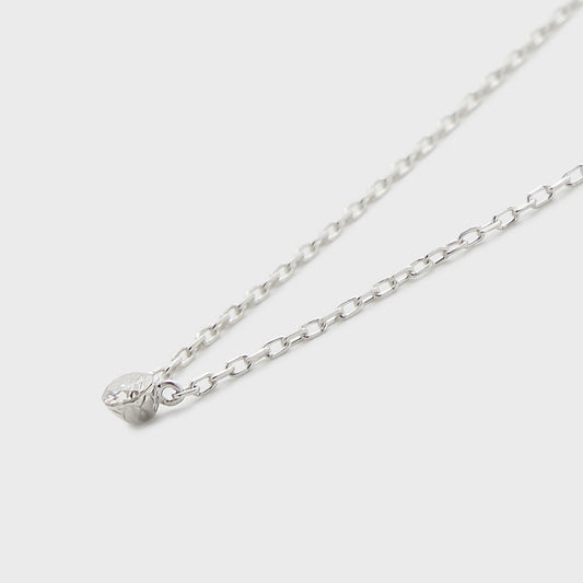 Silver Diamond Necklace (0.05ct)