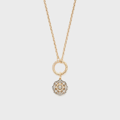 K10 Platinum Diamond Necklace Charm (0.09ct)