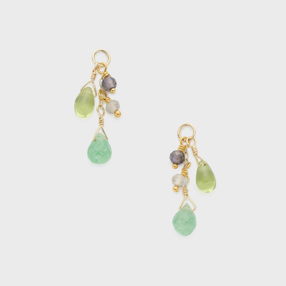 K10 Multi-Stone Earring Charm