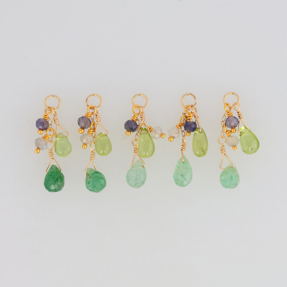 K10 Multi-Stone Earring Charm