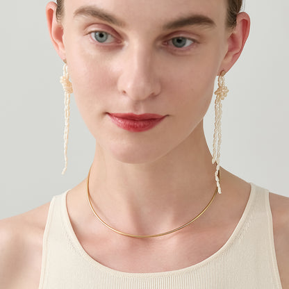 Silver Pearl Earring Charm