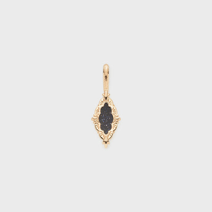 K5 Sunstone/Blue Goldstone Necklace Charm