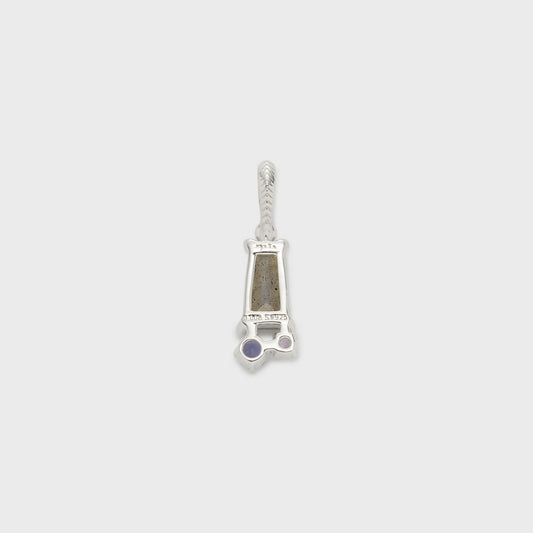 Silver Multi-Stone Necklace Charm