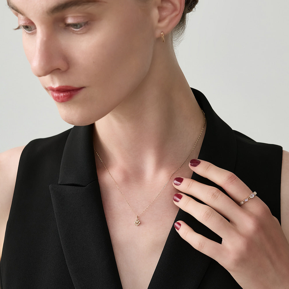 ―2026 Winter Limited Edition―K18 Diamond Necklace (0.07ct)