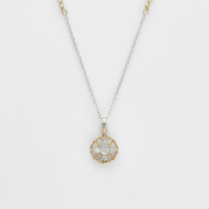 ―2026 Winter Limited Edition―Silver/K10 Diamond Necklace (0.05ct)