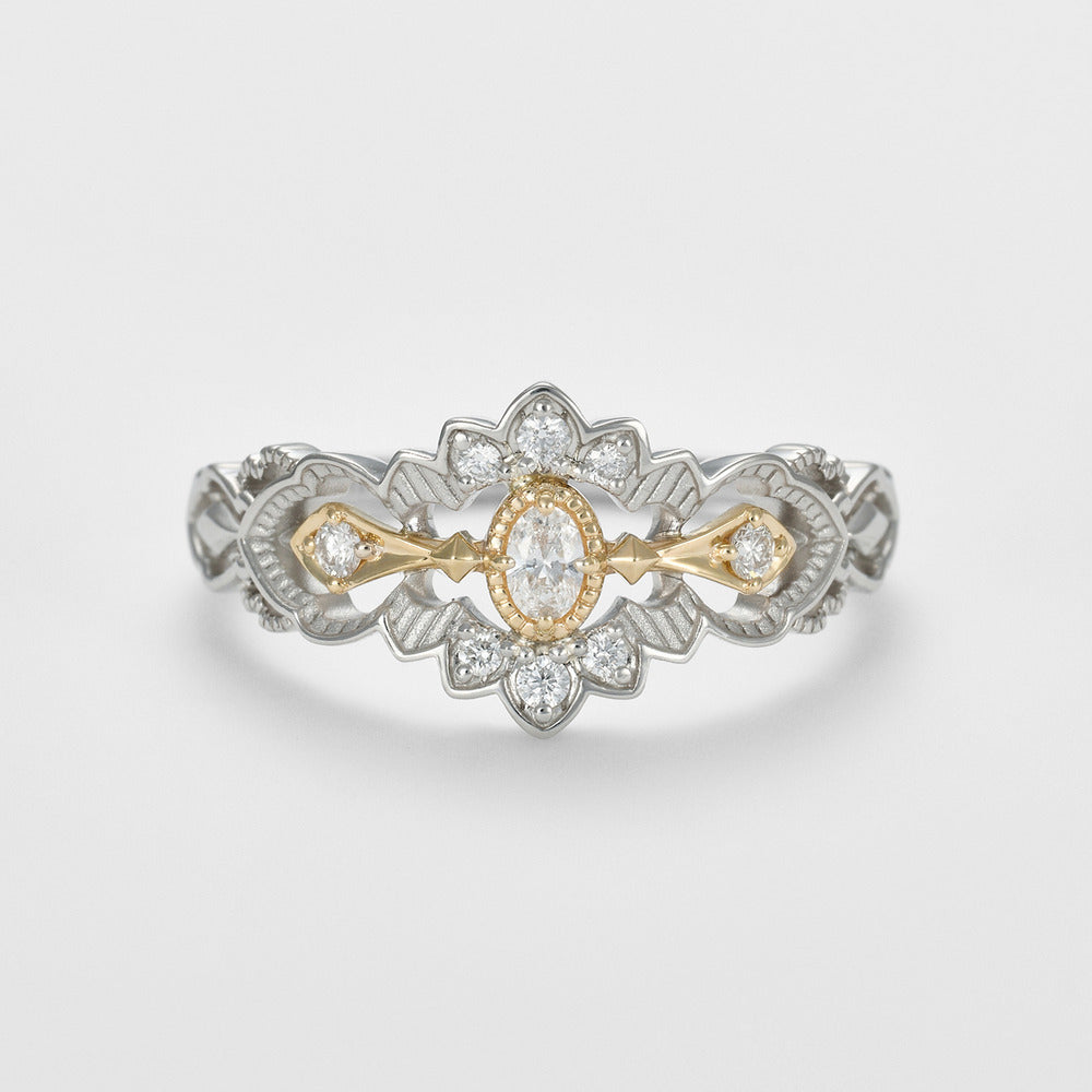 ―2026 Winter Limited Edition― K10 Platinum Diamond Ring (0.13ct)