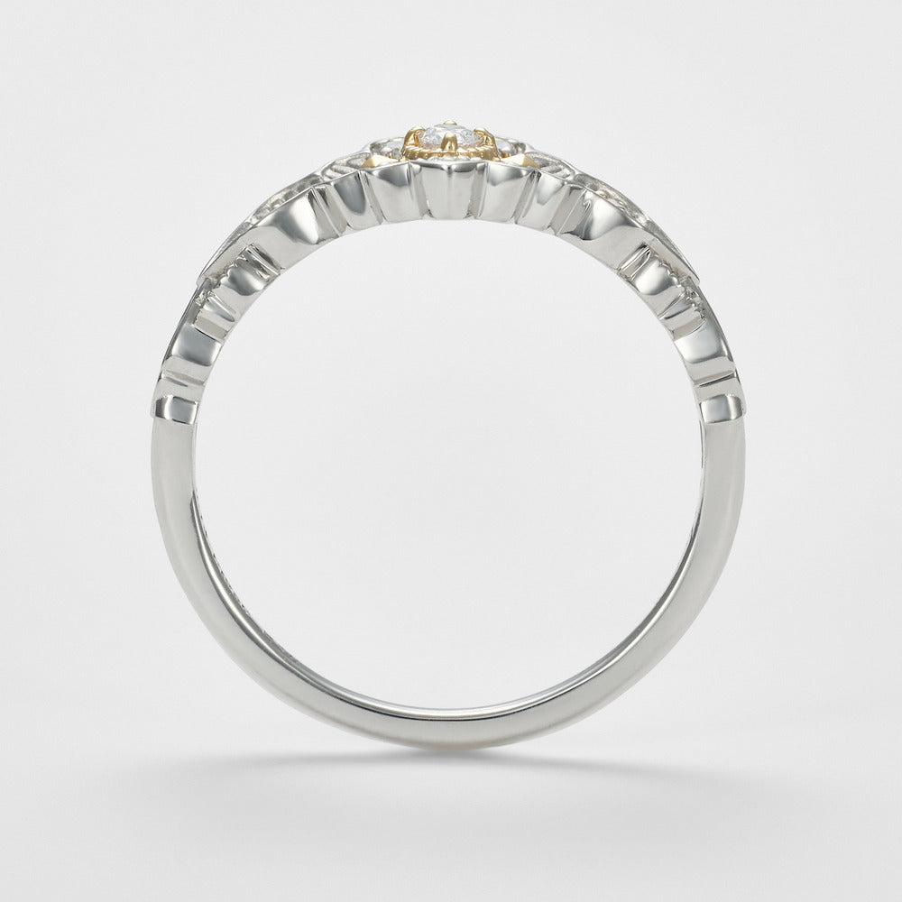 ―2026 Winter Limited Edition― K10 Platinum Diamond Ring (0.13ct)