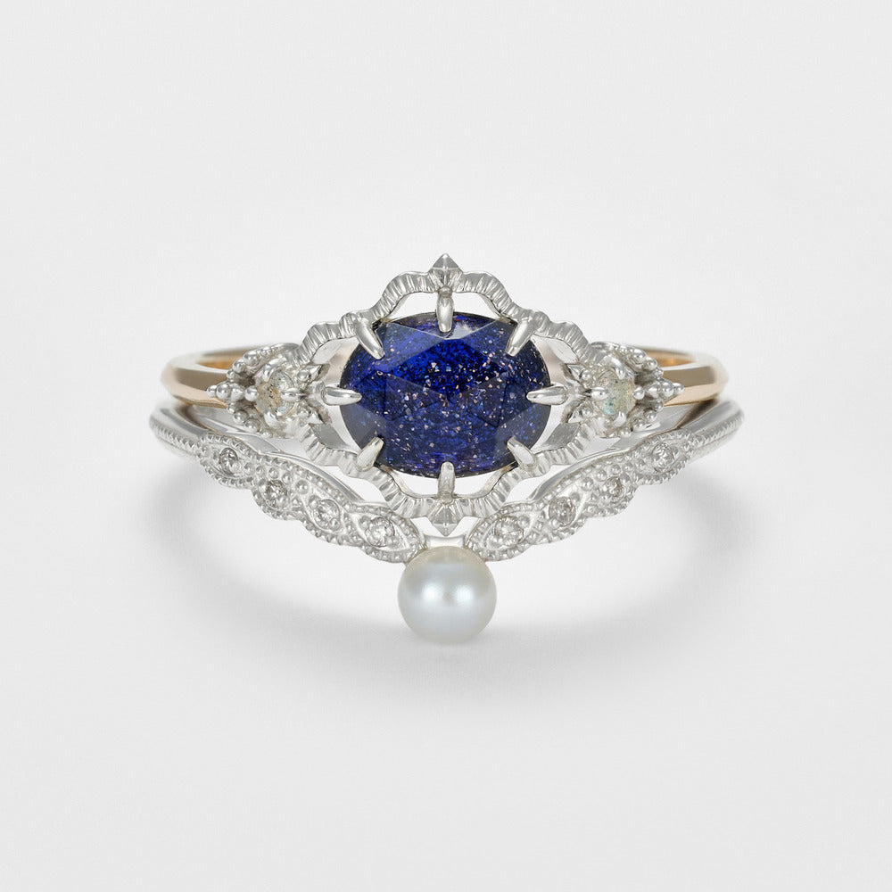 ―2026 Winter Limited Edition― Silver/K5 Blue Goldstone Ring