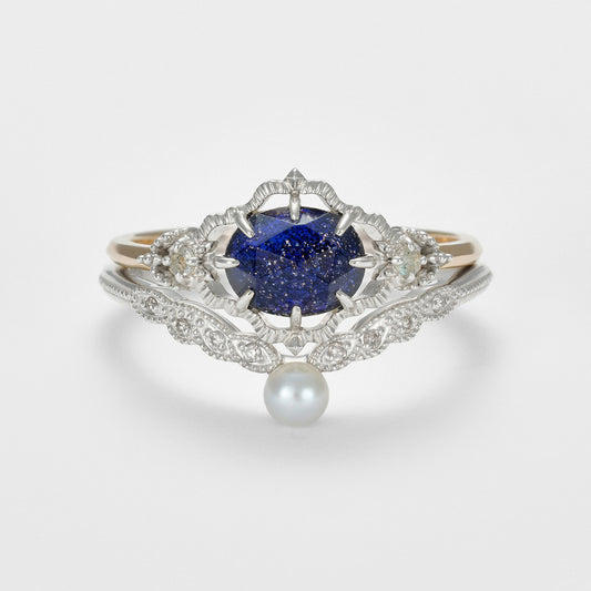 ―2026 Winter Limited Edition― Silver/K5 Blue Goldstone Ring