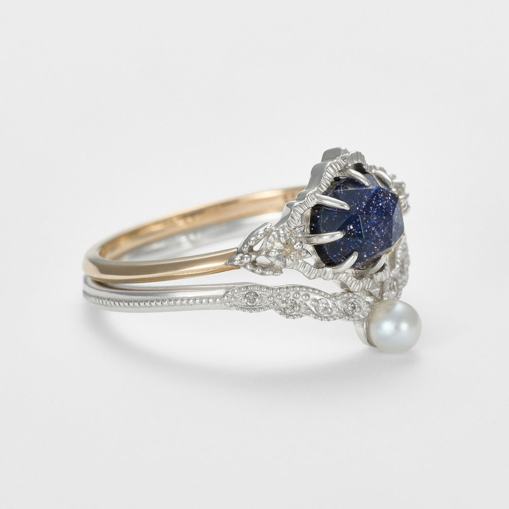 ―2026 Winter Limited Edition― Silver/K5 Blue Goldstone Ring