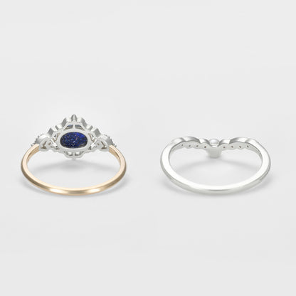 ―2026 Winter Limited Edition― Silver/K5 Blue Goldstone Ring