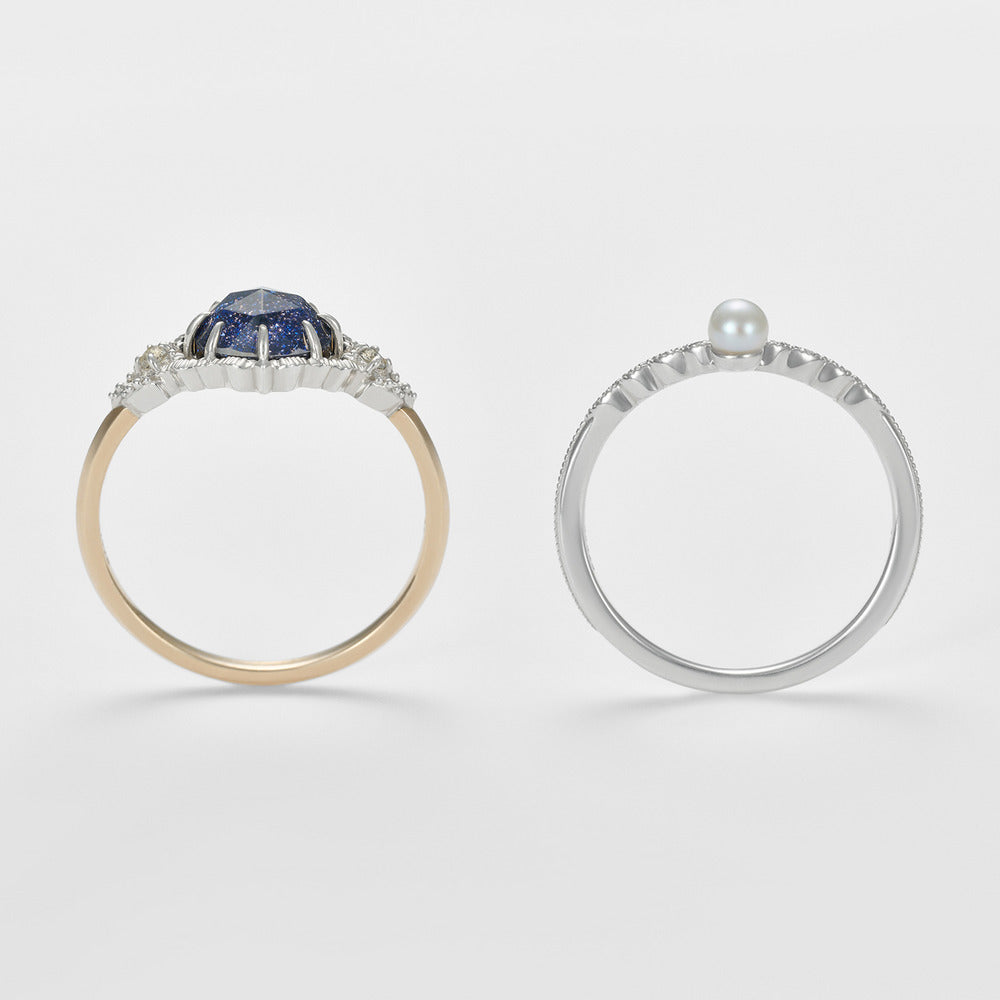 ―2026 Winter Limited Edition― Silver/K5 Blue Goldstone Ring