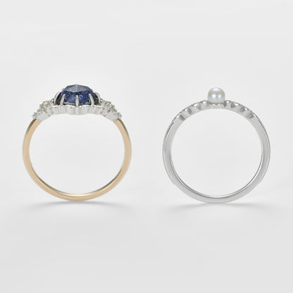 ―2026 Winter Limited Edition― Silver/K5 Blue Goldstone Ring