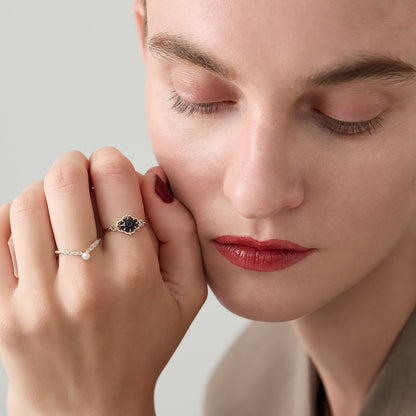―2026 Winter Limited Edition― Silver/K5 Blue Goldstone Ring