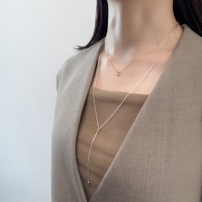 ―2026 Winter Limited Edition―K10 Diamond Necklace (0.06ct)