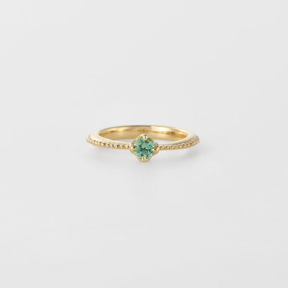 <May Birthstone> K10 Emerald Baby Ring