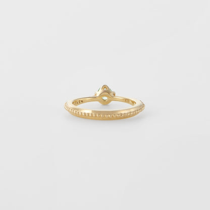 <May Birthstone> K10 Emerald Baby Ring
