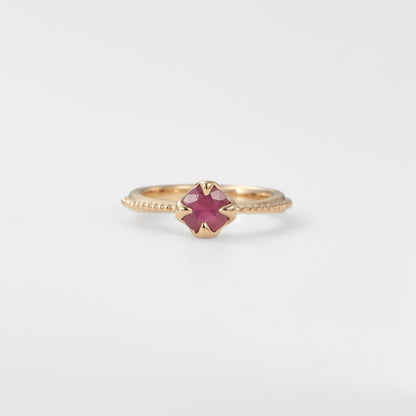 <July Birthstone> K10 Ruby Baby Ring