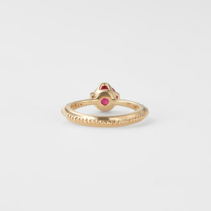 <July Birthstone> K10 Ruby Baby Ring