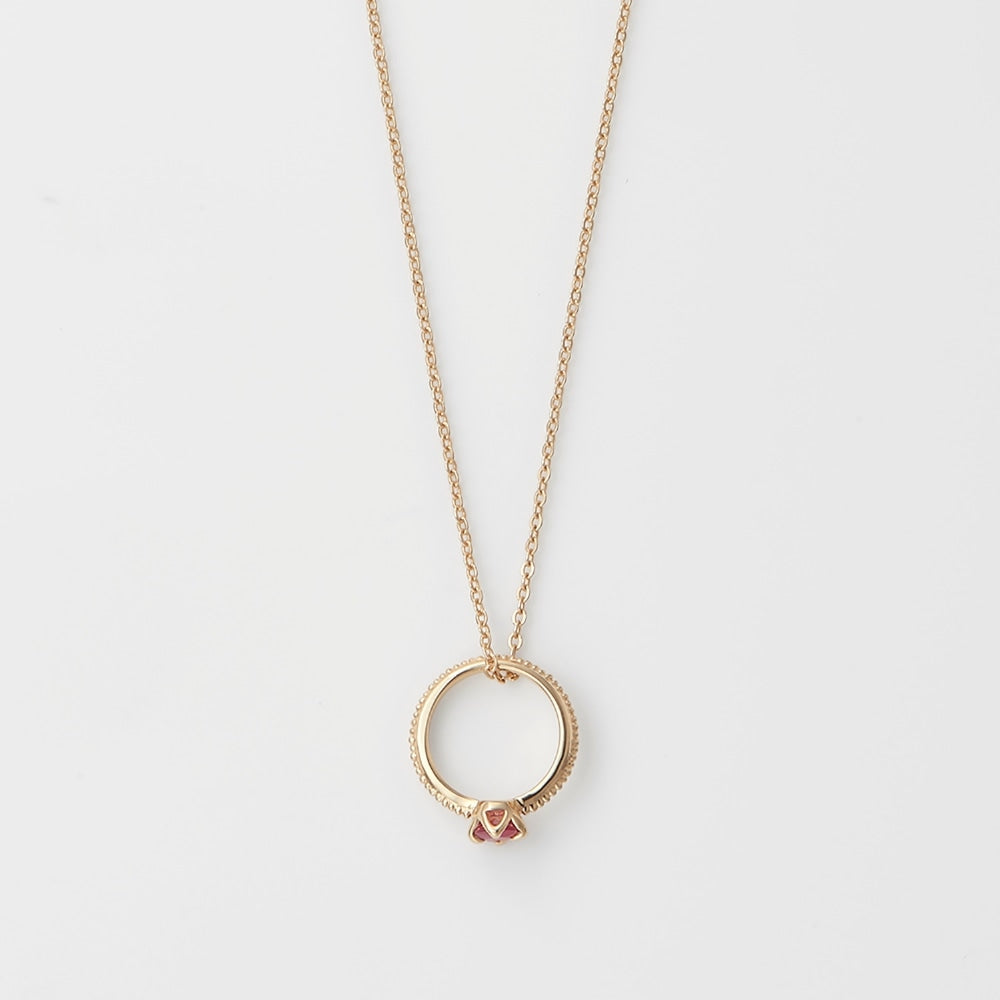 <July Birthstone> K10 Ruby Baby Ring