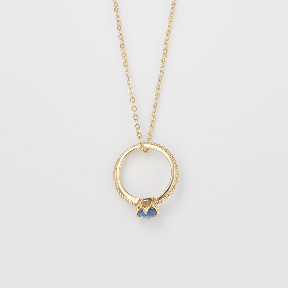 <September Birthstone> K10 Sapphire Baby Ring