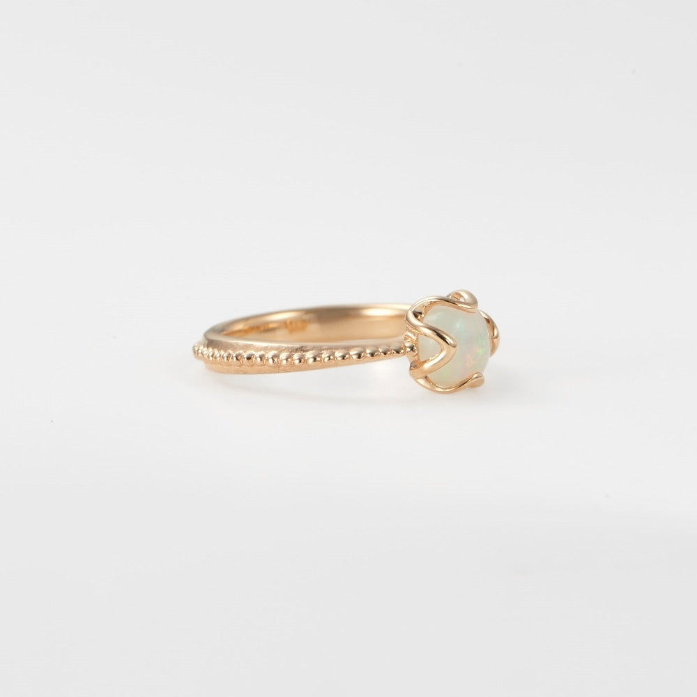 <October Birthstone> K10 Opal Baby Ring