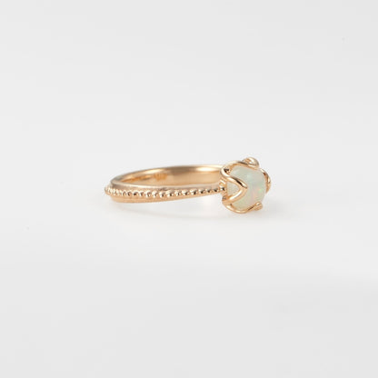 <October Birthstone> K10 Opal Baby Ring