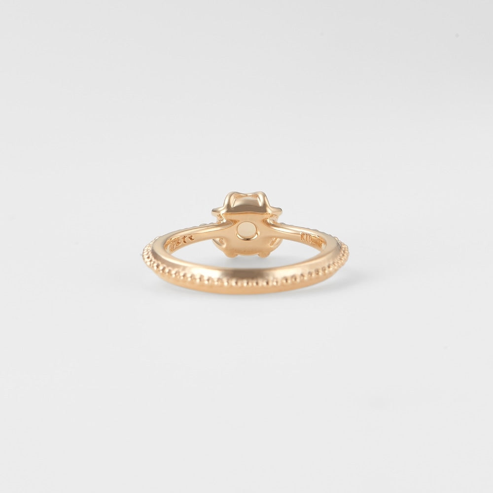 <October Birthstone> K10 Opal Baby Ring