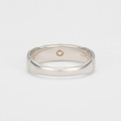 Silver/5K Diamond Ring (S)
