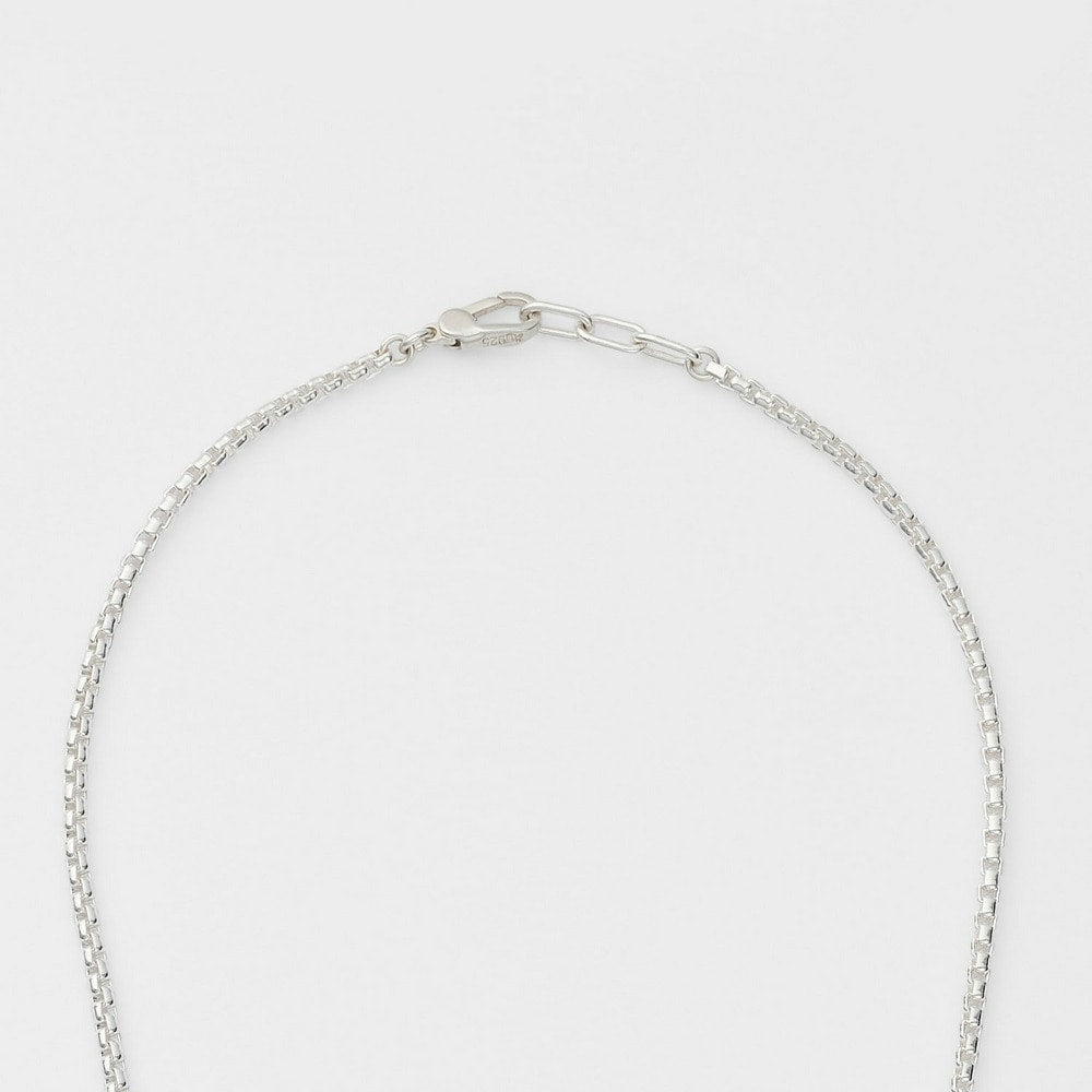 Silver/K10 Diamond Necklace