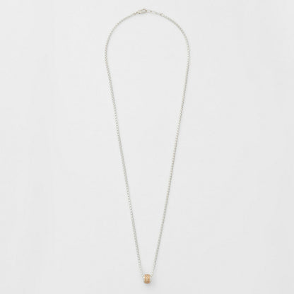 Silver/K10 Diamond Necklace