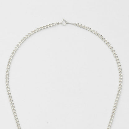 Silver/K10 Diamond Necklace