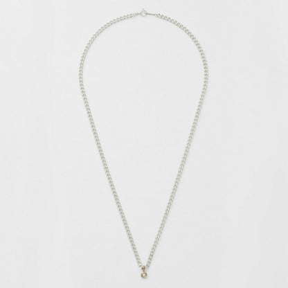 Silver/K10 Diamond Necklace