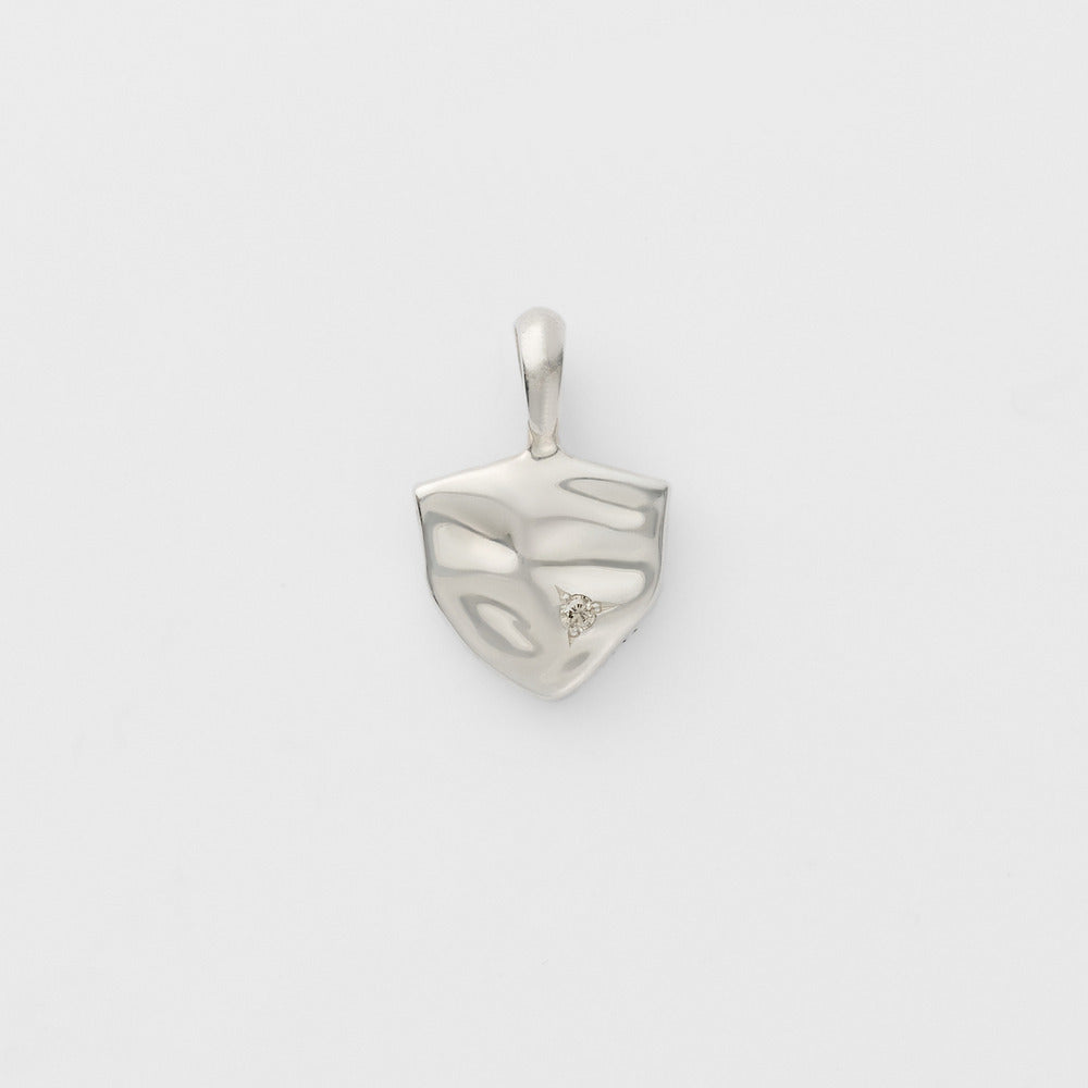 Silver Diamond Charm