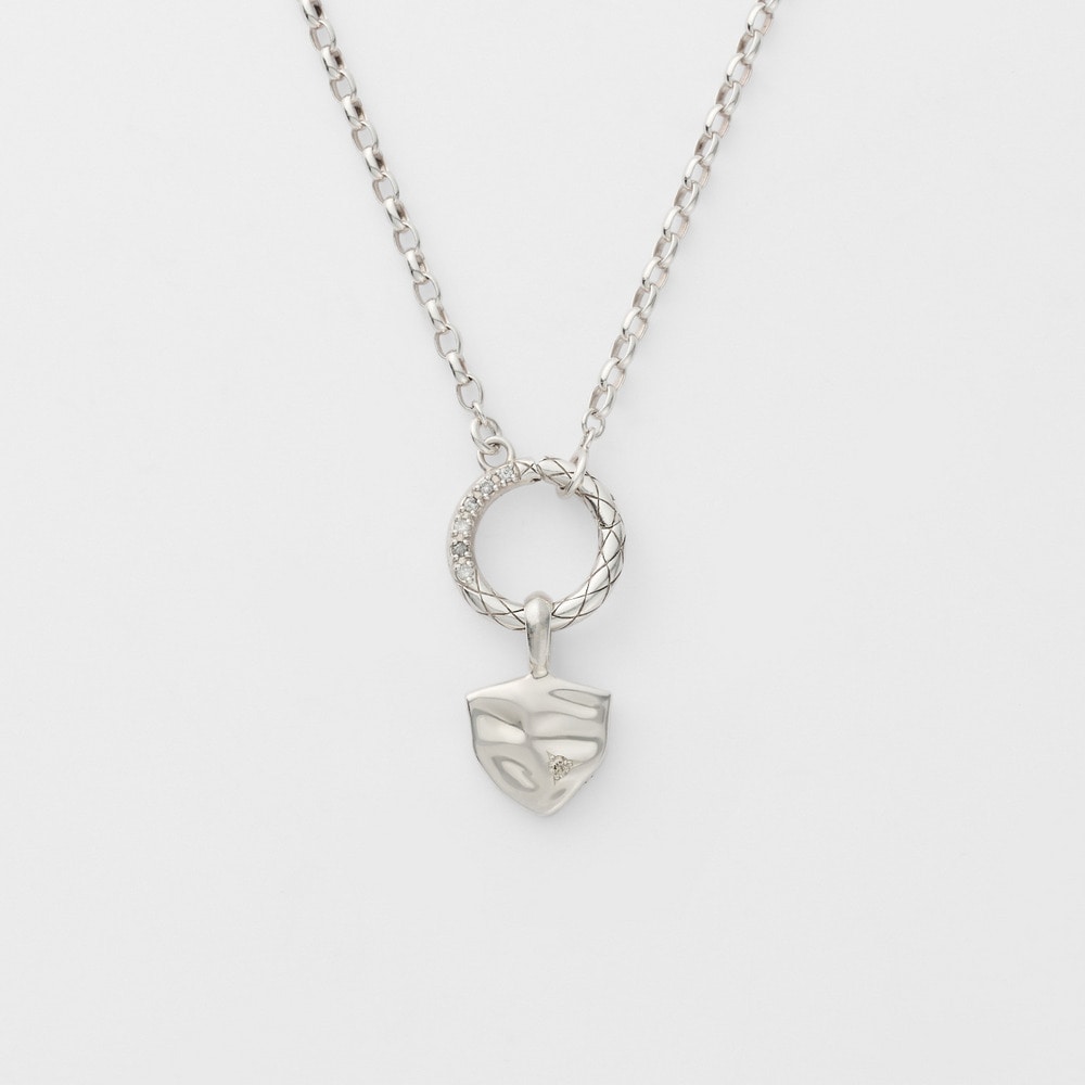 Silver Diamond Charm