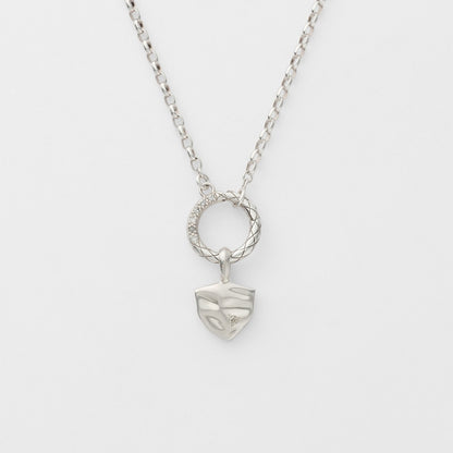 Silver Diamond Charm