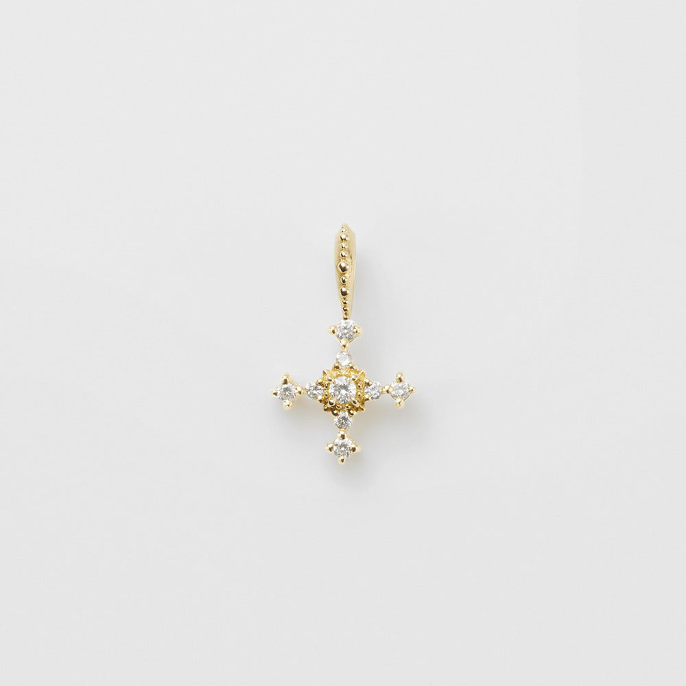 K18 Diamond Charm
