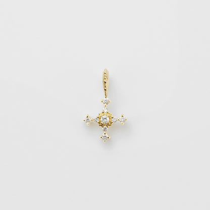 K18 Diamond Charm