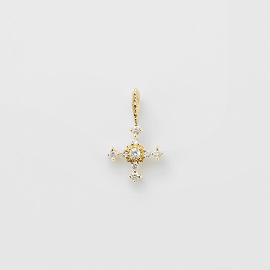K18 Diamond Charm