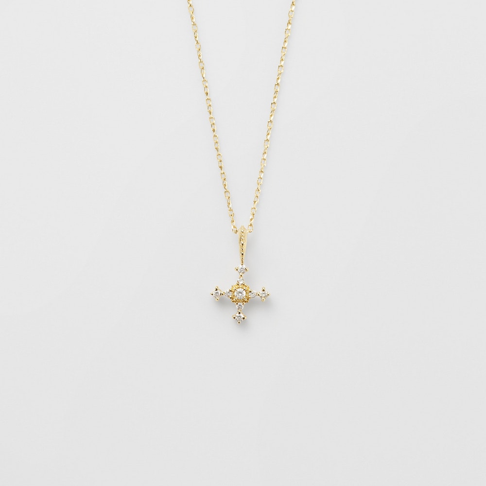 K18 Diamond Charm