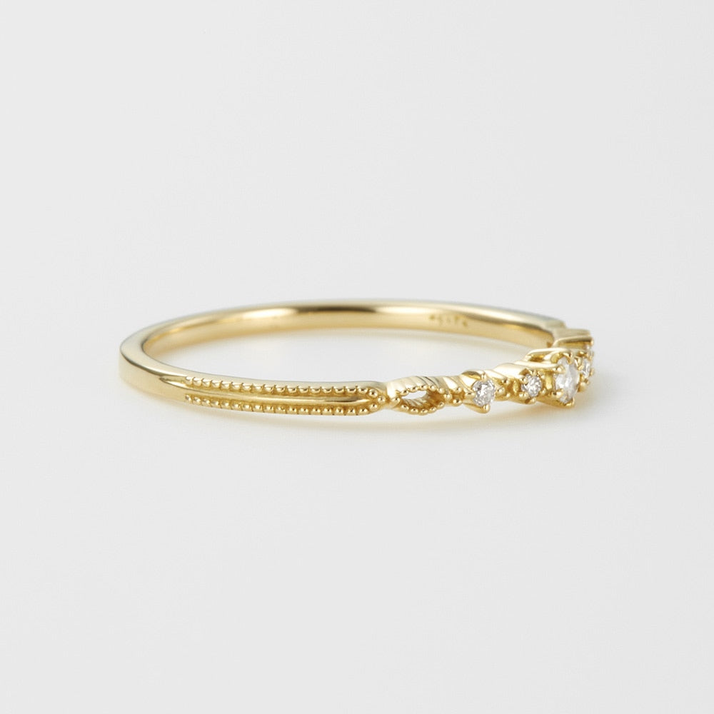 K18 Diamond Ring