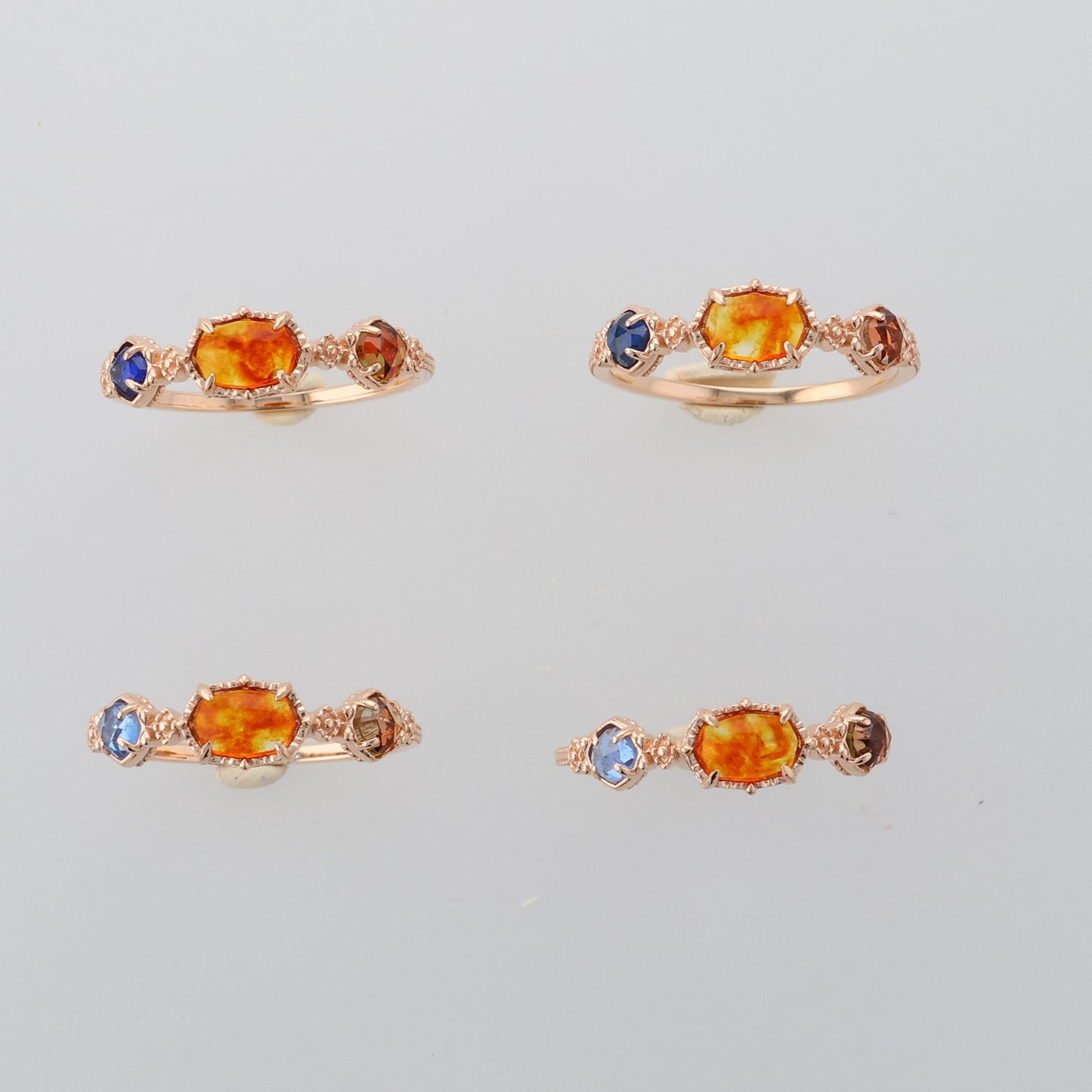 K5 Multi-Stone Ring