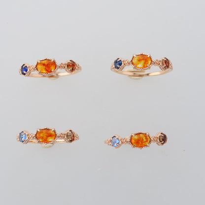 K5 Multi-Stone Ring