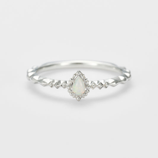 Silver Opal Ring