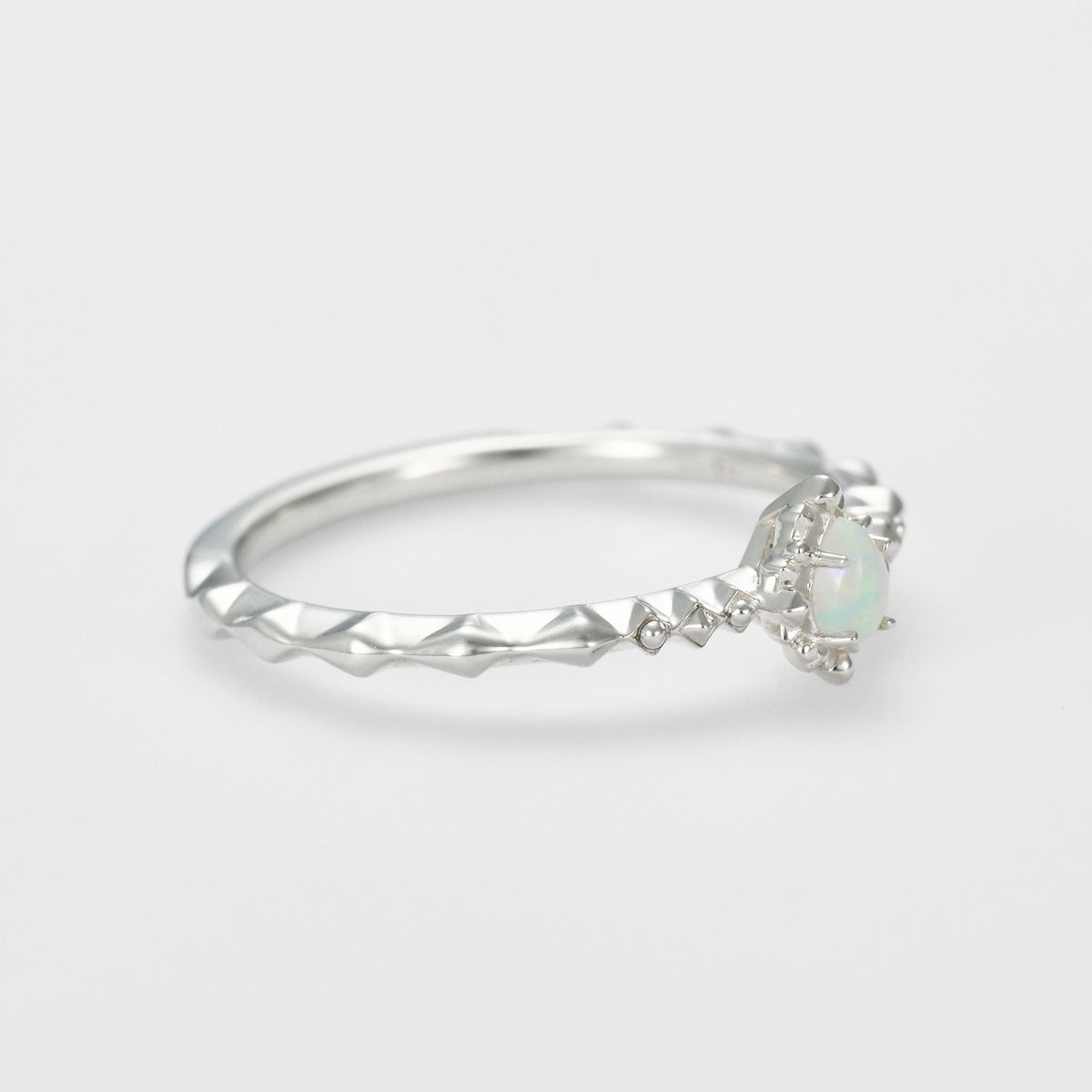 Silver Opal Ring